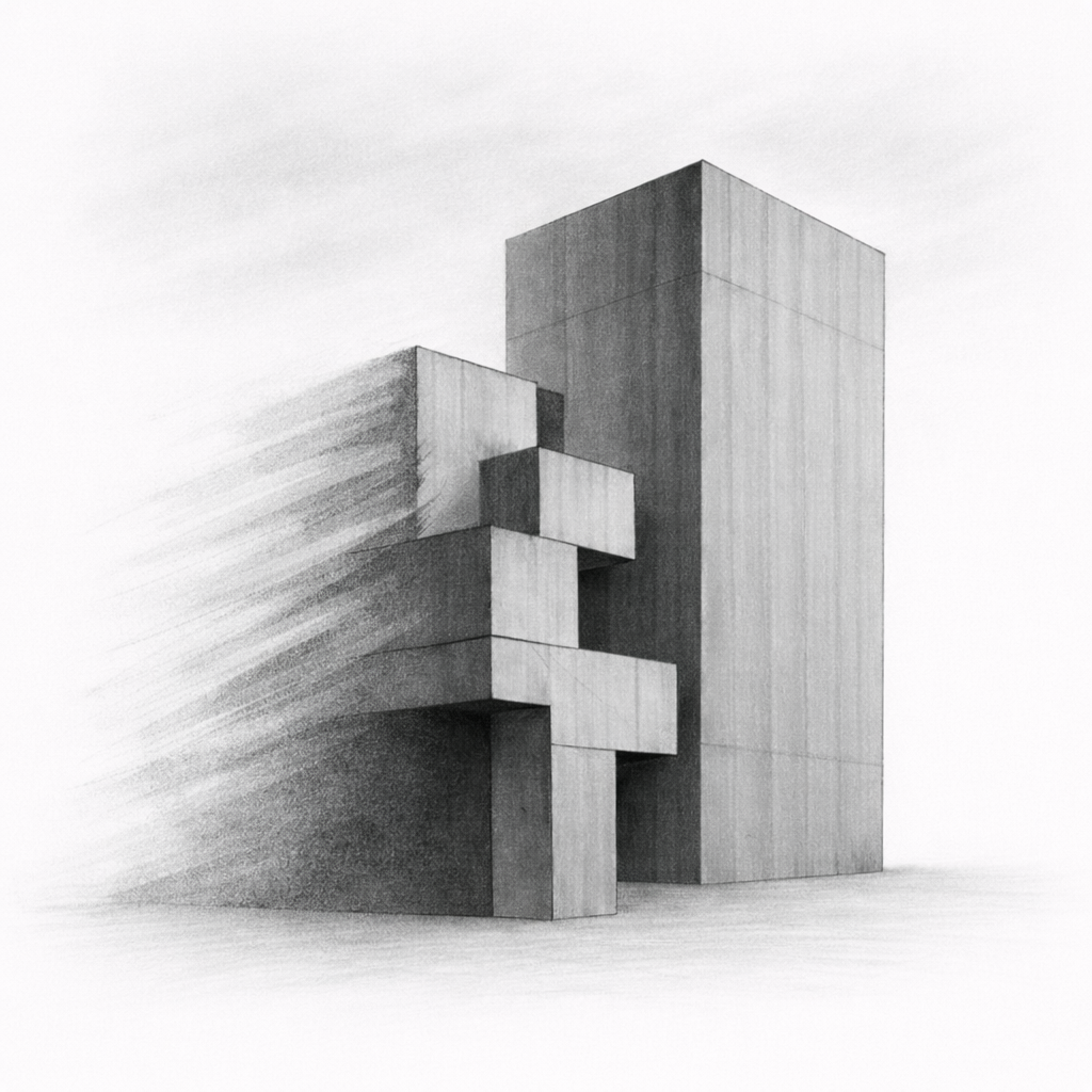 SUBTRACTION REVEALS THE STRUCTURAL SHAPE